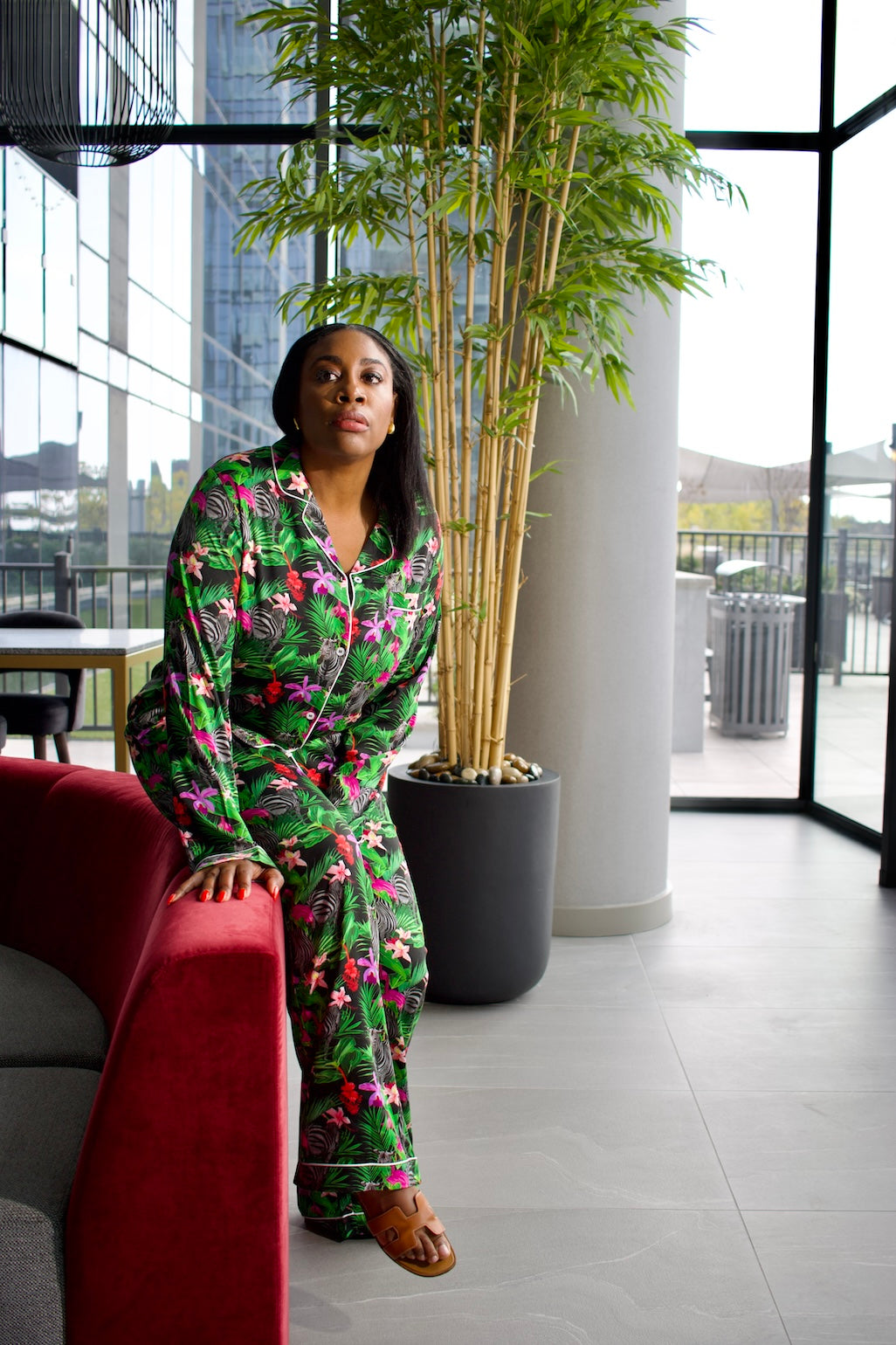 Zebra & Lilly Bamboo Pajama Set