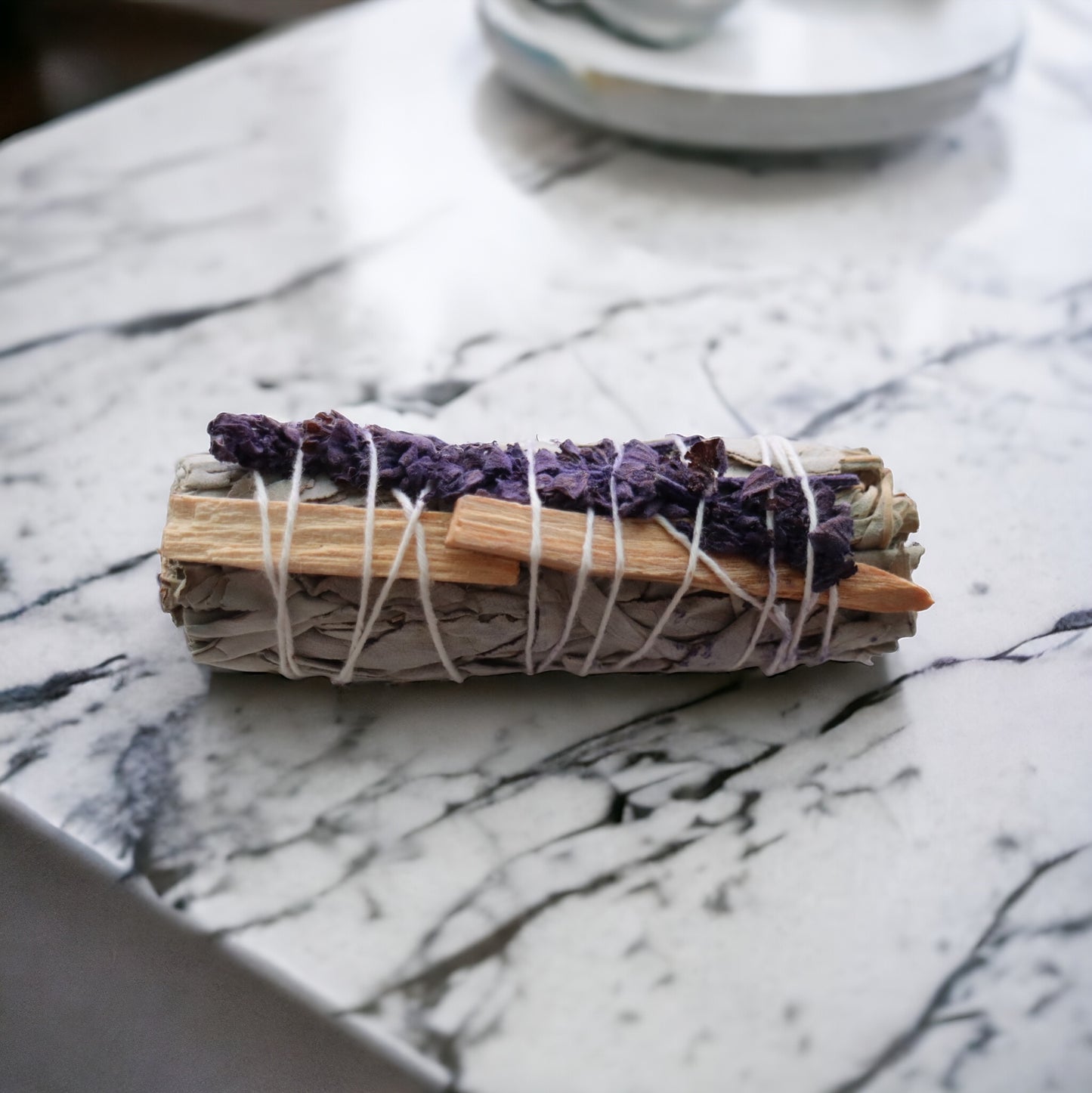 White Sage, Palo Santo, & Lavender Smudge Stick