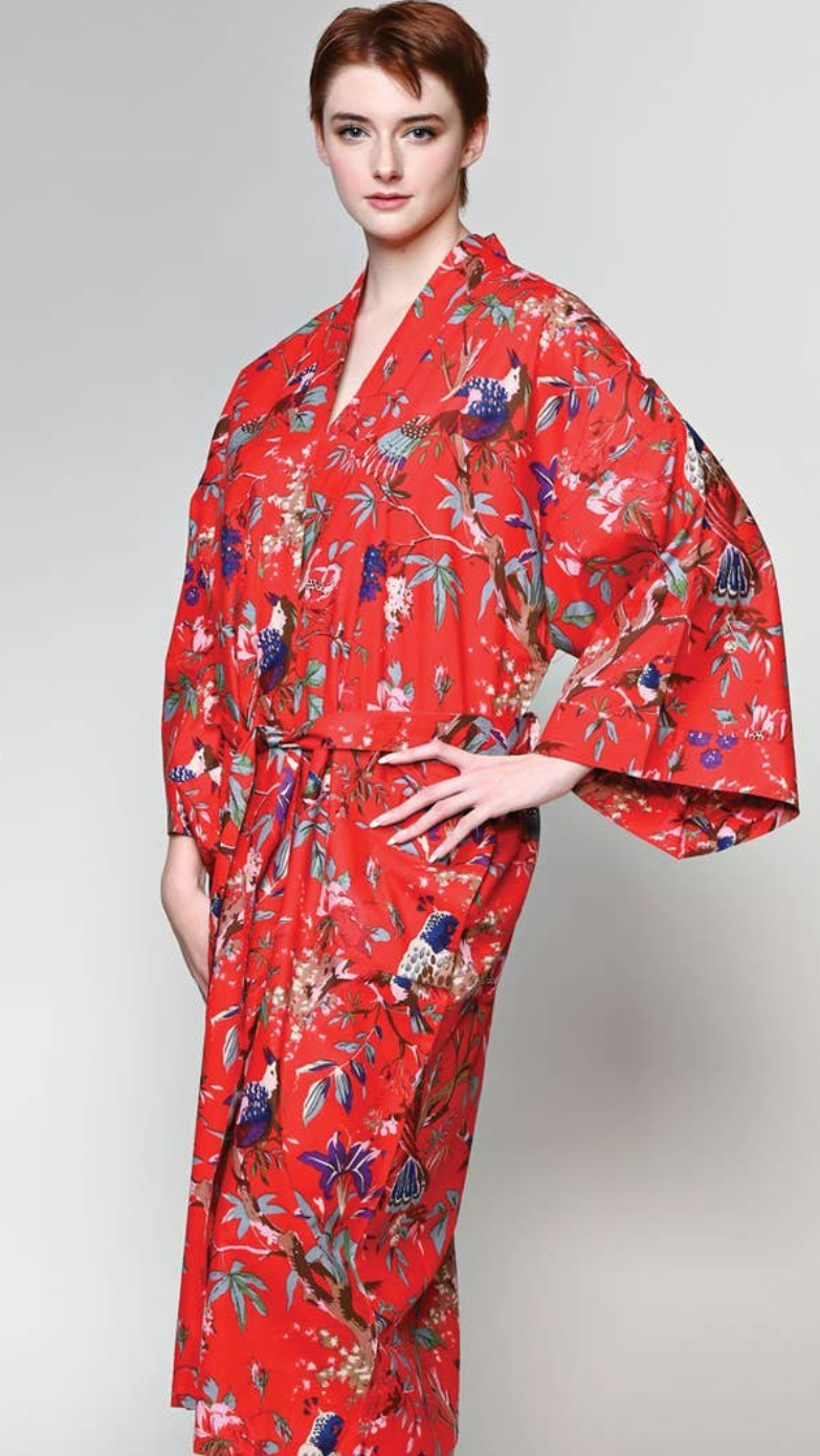 Rouge Floral Robe
